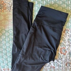 Dicks Sporting Goods black fleece lined leggings, size small.